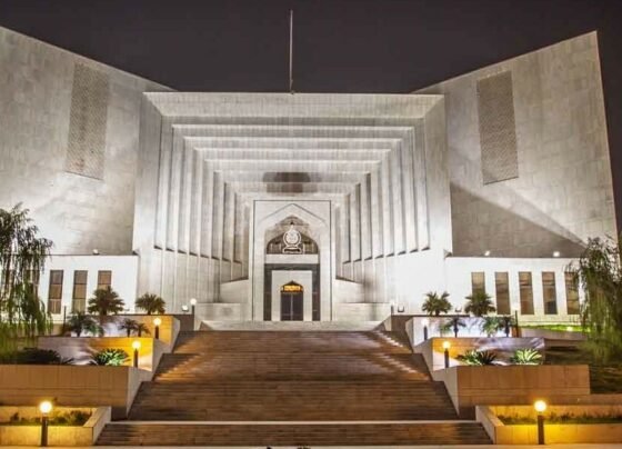 The Supreme Court of Pakistan, an elegant building with modern architecture