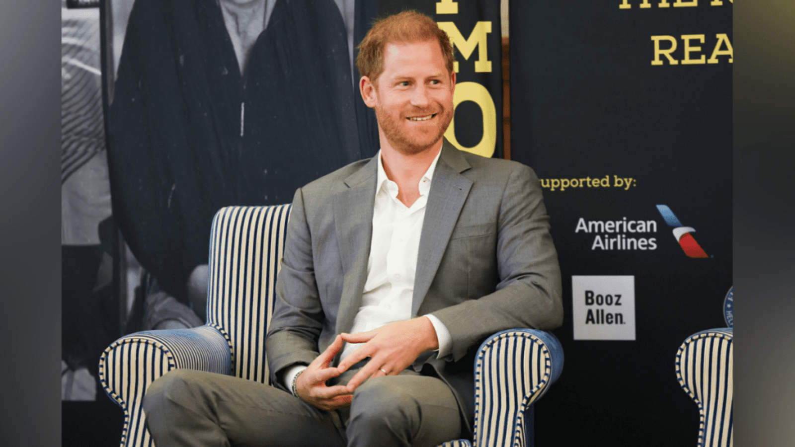 Prince Harry appears, alone, for UK Invictus Games service