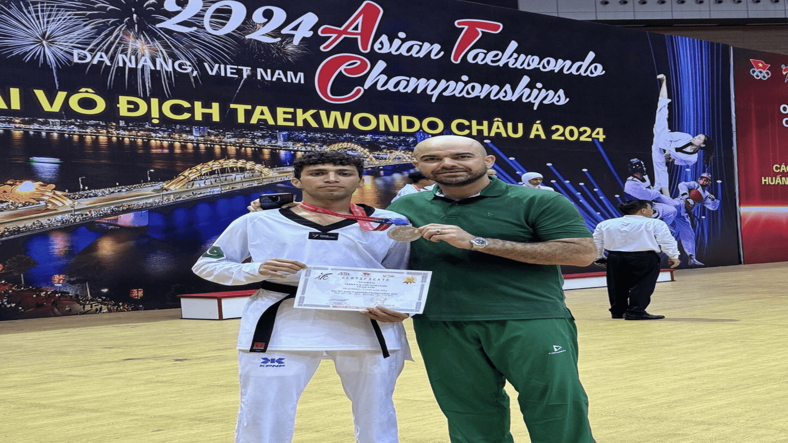 Asian Taekwondo Championship: Pak’s Shahzaib Khan makes history with silver medal