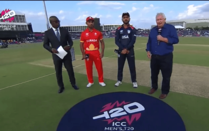 USA win toss, elect to Bowl first against Canada in ICC Men’s T20 World Cup Opener