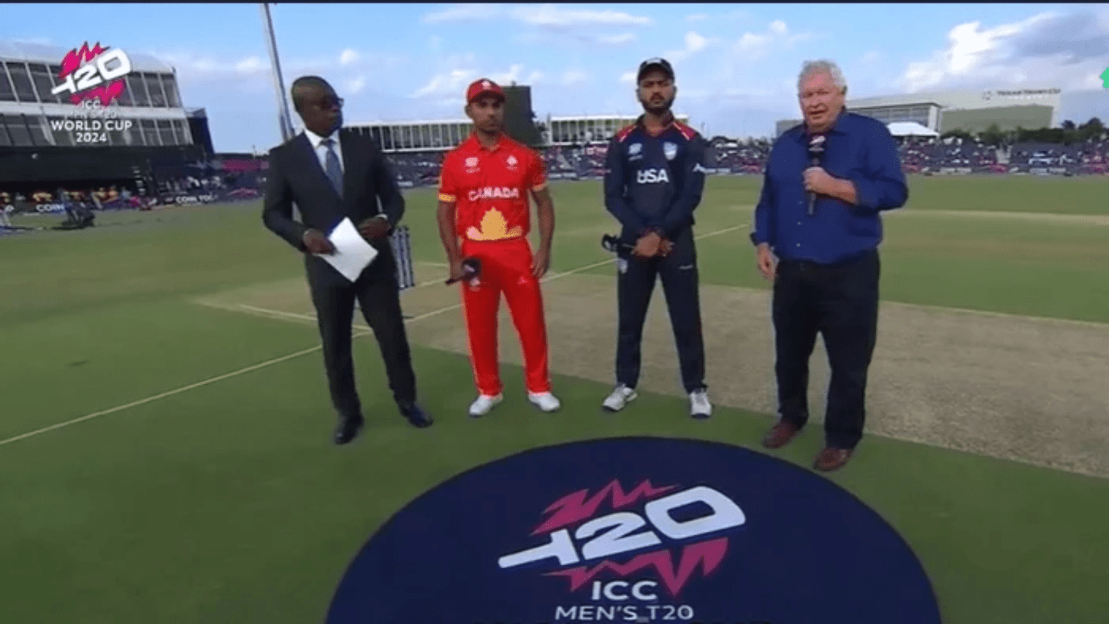 USA win toss, elect to Bowl first against Canada in ICC Men’s T20 World Cup Opener