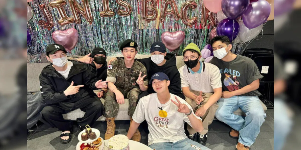 ‘Jin is back’: BTS’s Jin celebrates discharge from military service with bandmates