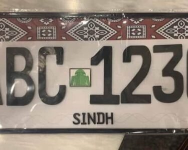 Sindh govt bans custom number plates
