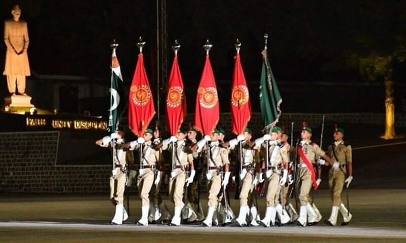 Independence Day festivities begin with parade at military academy Kakul