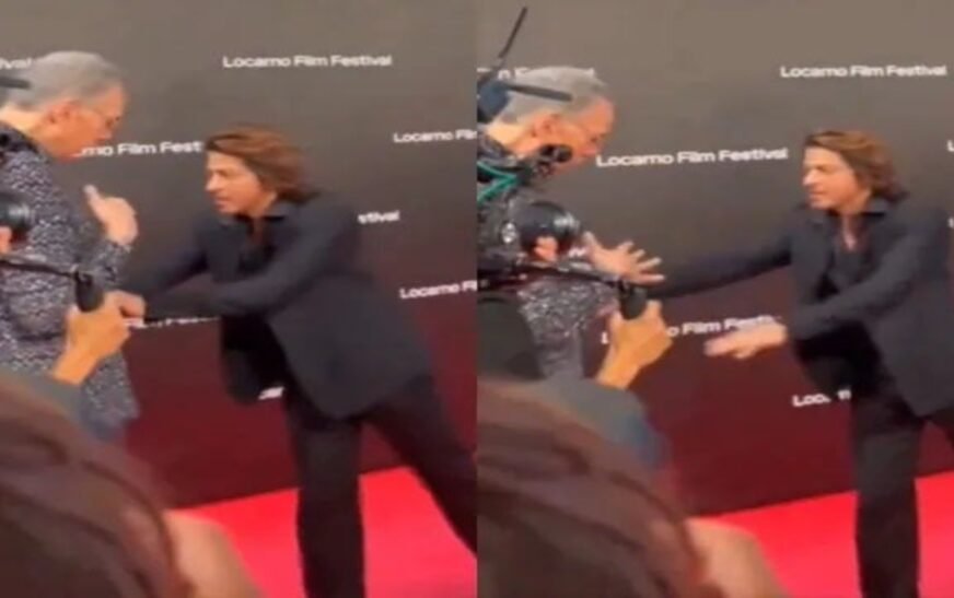 VIDEO: Shah Rukh Khan ’pushes old man’ at Locarno film festival red carpet