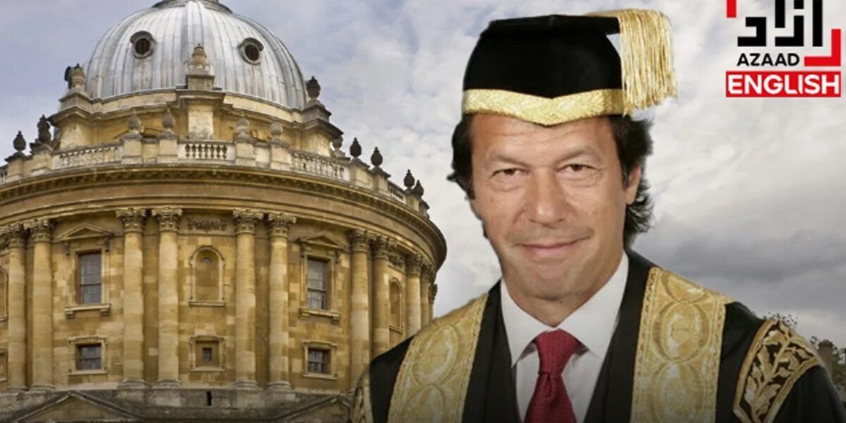 Imran Khan submits application to run for Oxford University chancellor