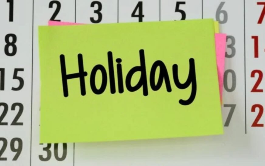 Here are the expected holidays this month besides Aug 14