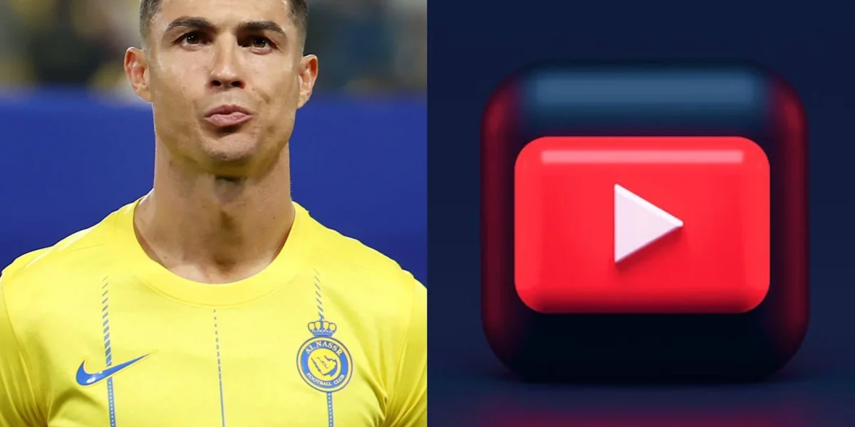 How much has Cristiano Ronaldo earned from his YouTube channel?