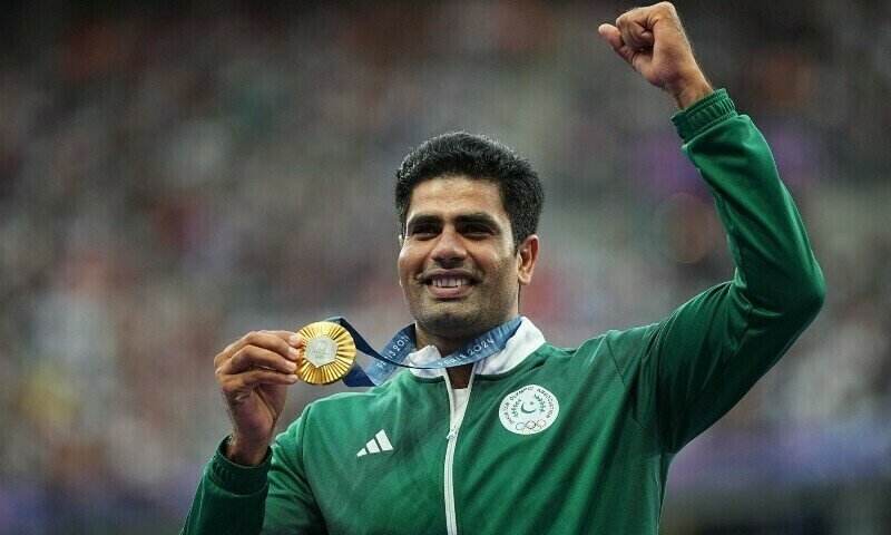 Arshad Nadeem wears Olympic Gold after historic javelin throw performance