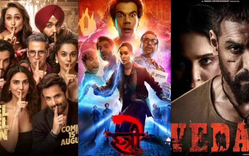 Stree 2 dominates advance bookings, Khel Khel Mein & Vedaa struggle