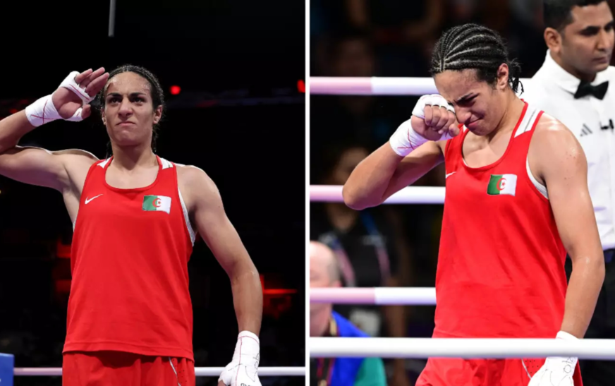 Algerian female boxer Imane Khelif burst into tears secure bronze amidst gender controversy