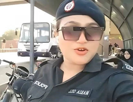 Karachi female police officer suspended for posting irresponsible TikTok video