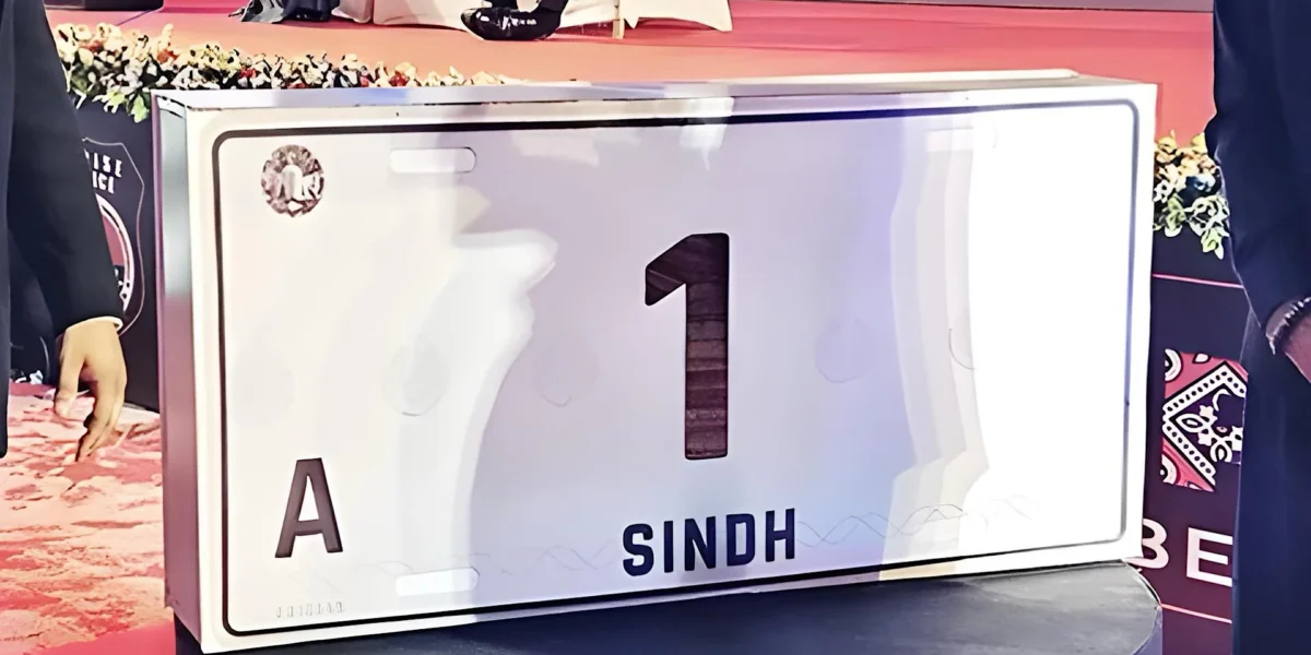 Sindh to auction platinum, gold, and silver number plates online