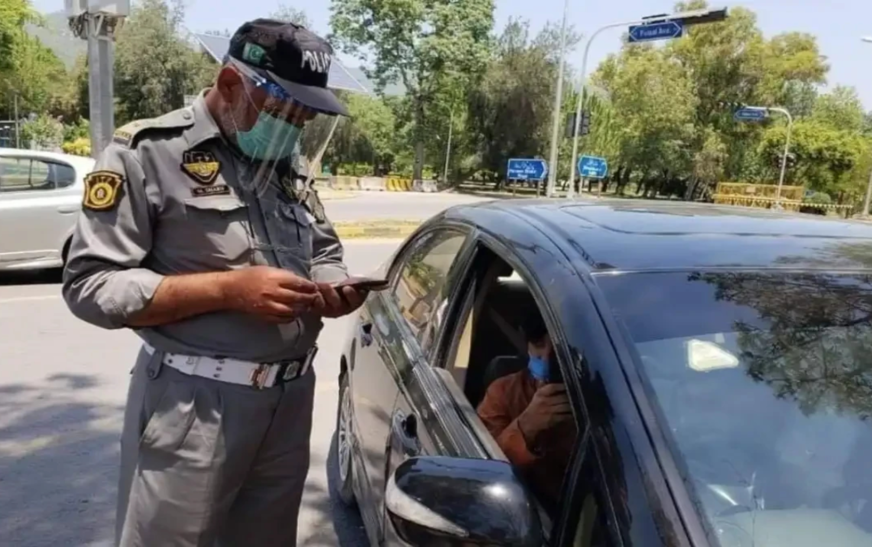 Traffic police collect over Rs48 million in traffic fines from Islamabad