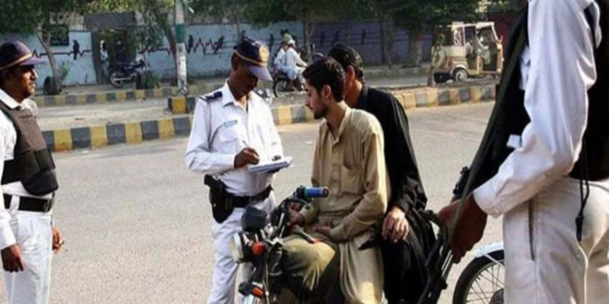 Massive fines collected by Karachi police over past year