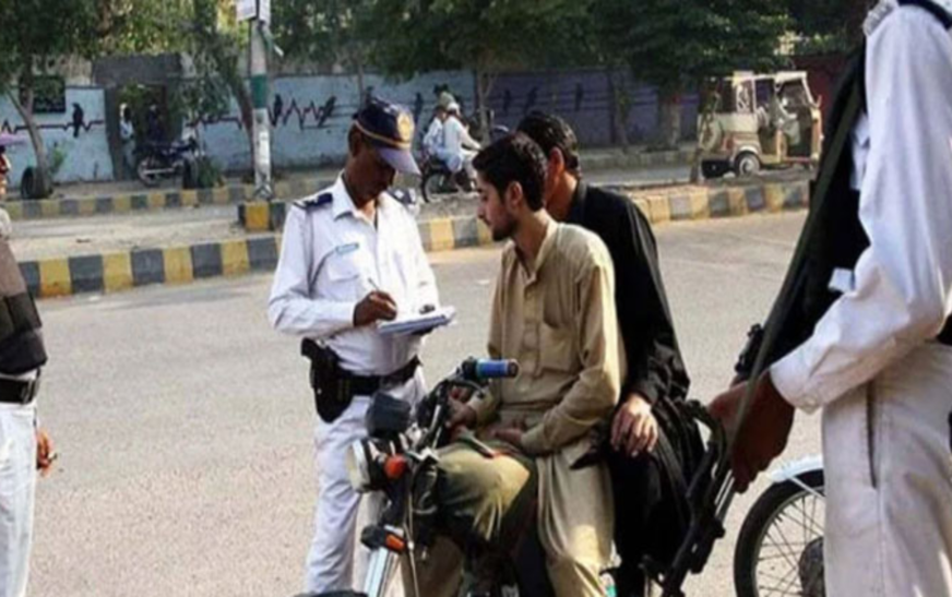 Massive fines collected by Karachi police over past year