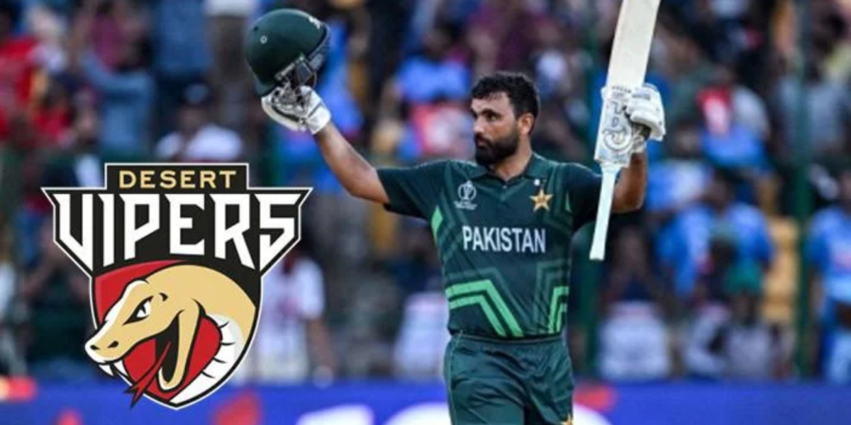 Fakhar Zaman joins Desert Vipers for ILT20 season 3