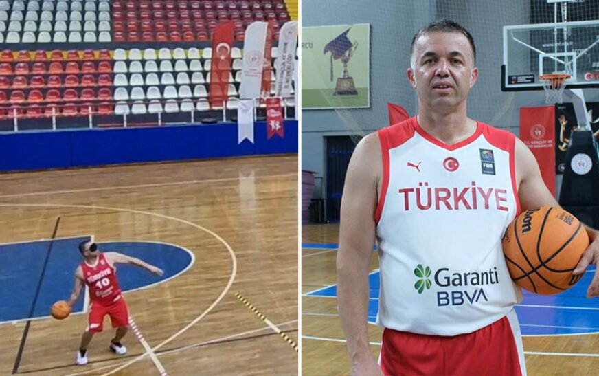 Turkish man breaks Guinness record with 65-foot blindfolded Hook Shot [Video]