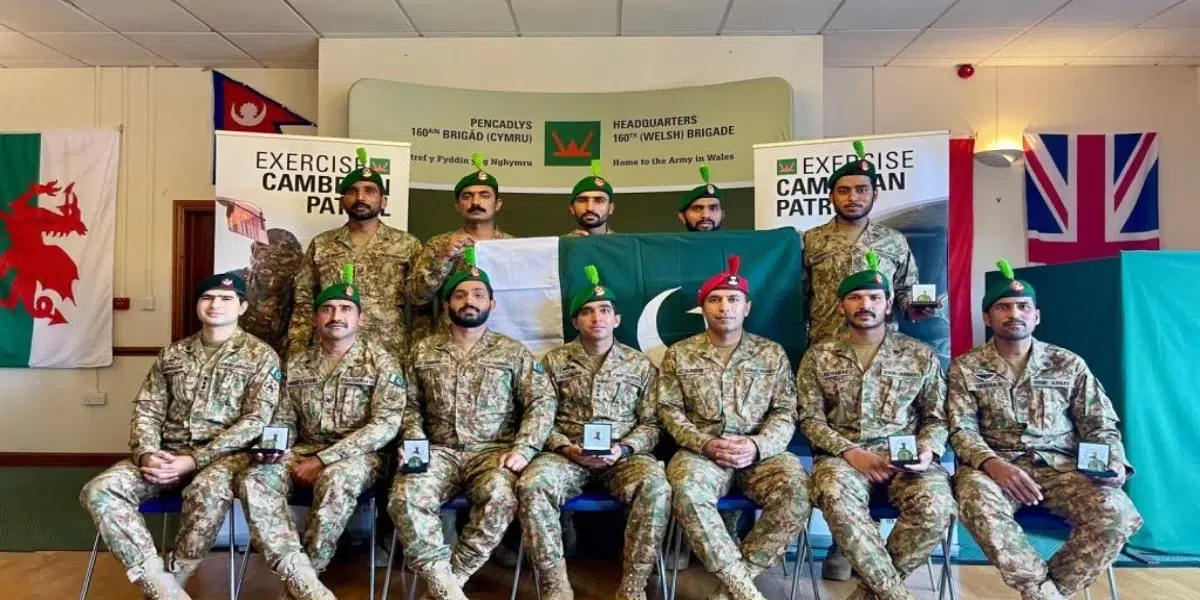 Pakistan Army wins gold medal at Exercise Cambrian Patrol