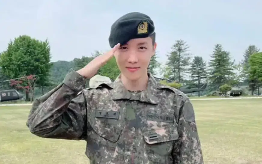 J-Hope almost completes his military service