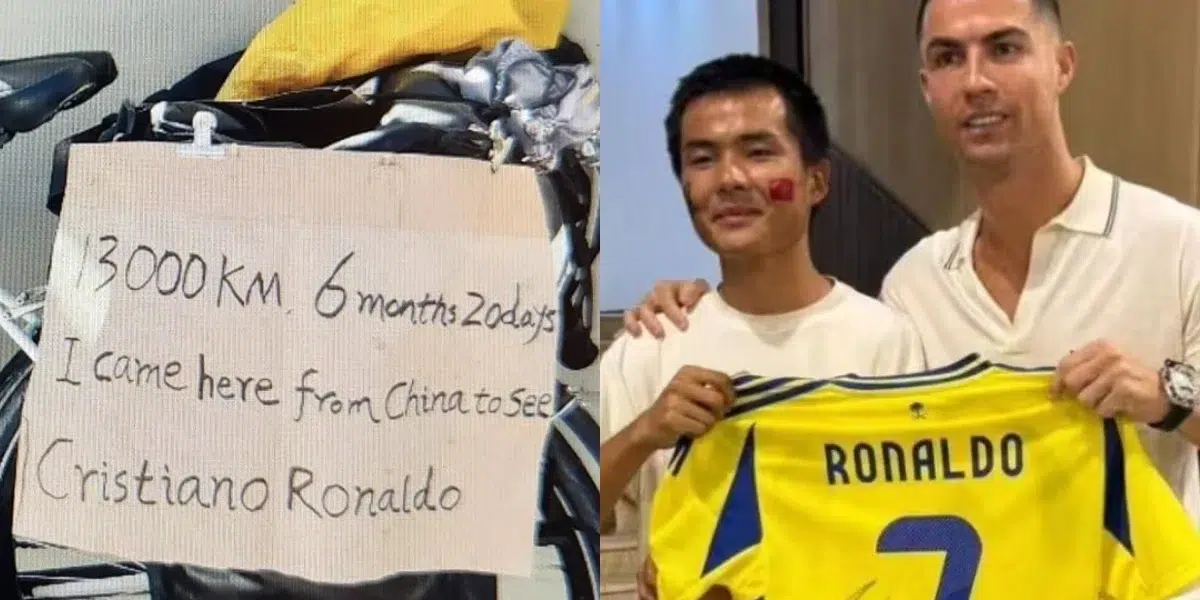 Fan travels from China to Saudi on bicycle to meet Ronaldo