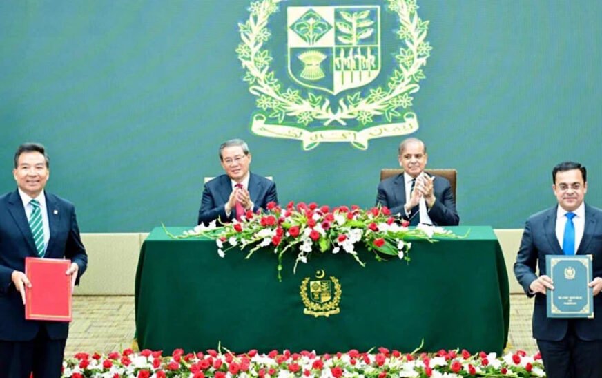 PM Shehbaz Sharif and Chinese PM at the inauguration ceremony of Gwadar International Airport