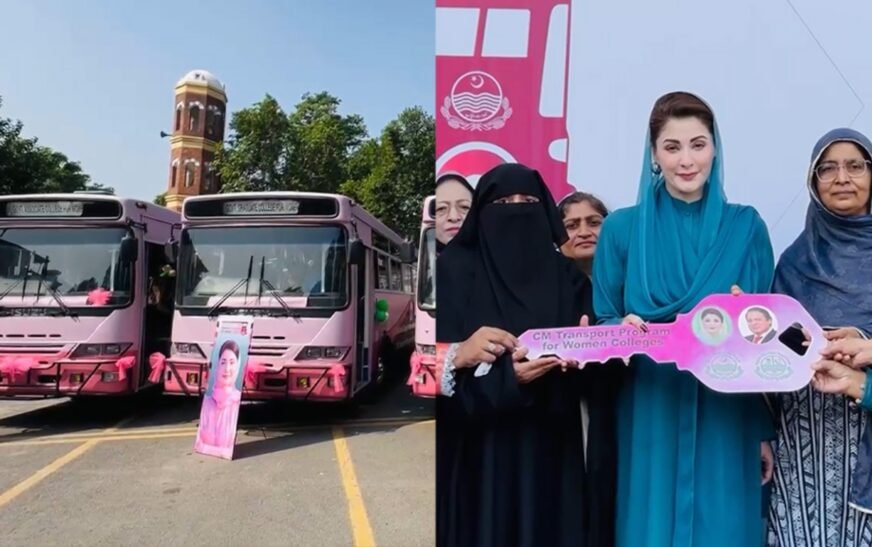 CM Maryam Nawaz inaugurates buses for girls’ colleges