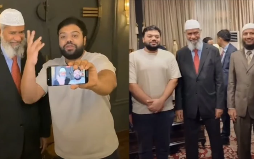 Ducky Bhai meets Dr Zakir Naik