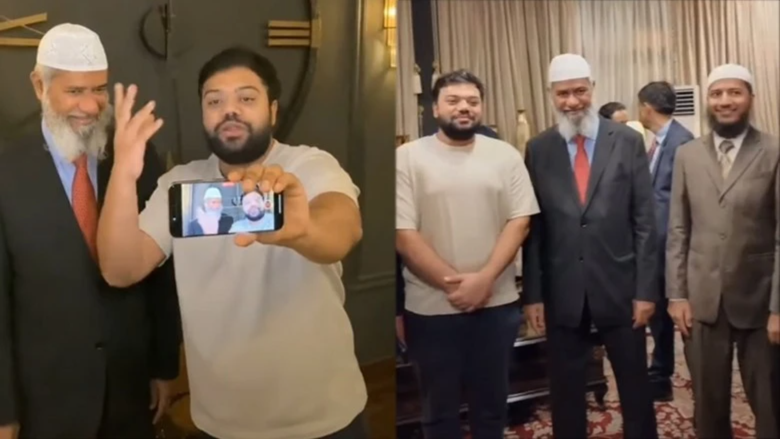 Ducky Bhai meets Dr Zakir Naik