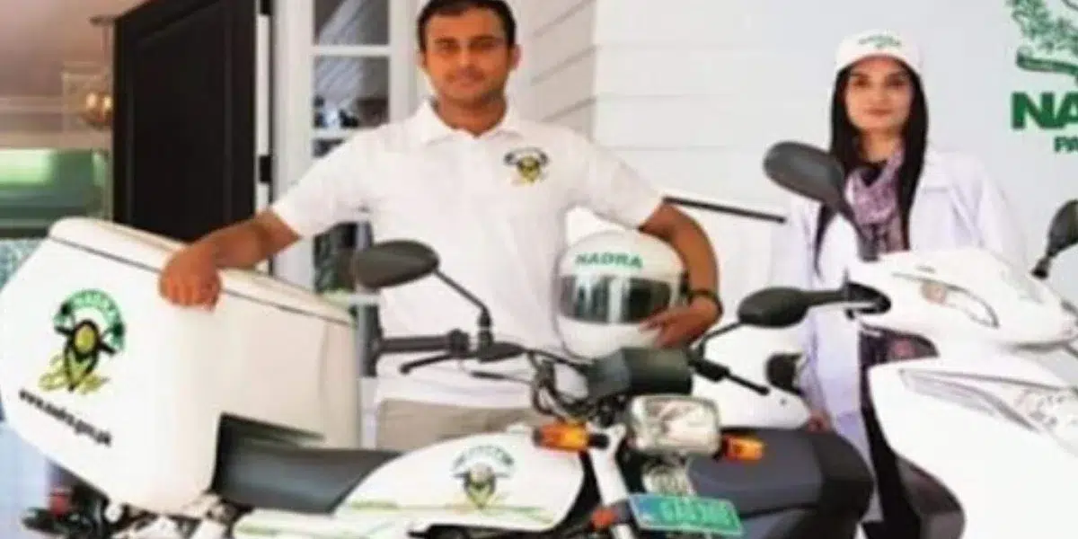 NADRA launches biker service for CNIC delivery at your doorstep