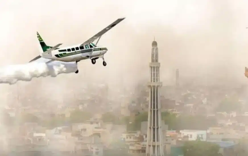 Can artificial rain help reduce smog in Lahore?