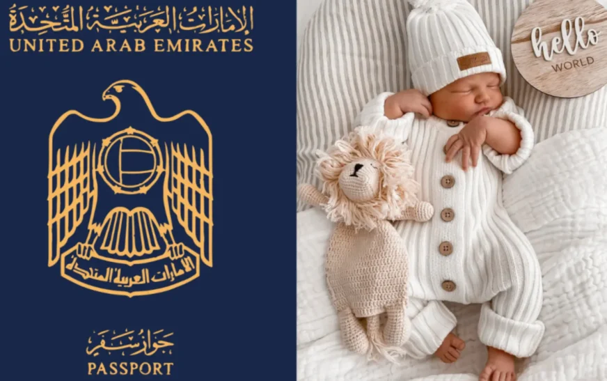 Dubai newborn passport