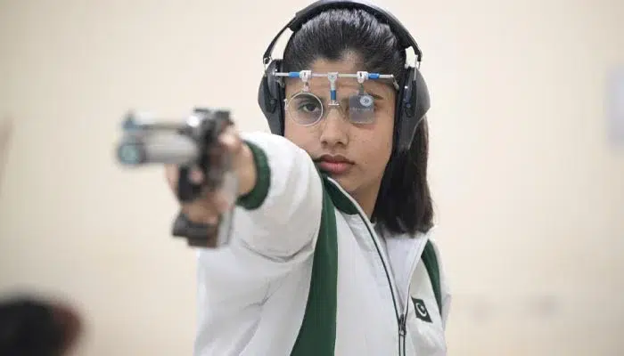 Kishmala Talat secures 2nd place in Asia air pistol rankings