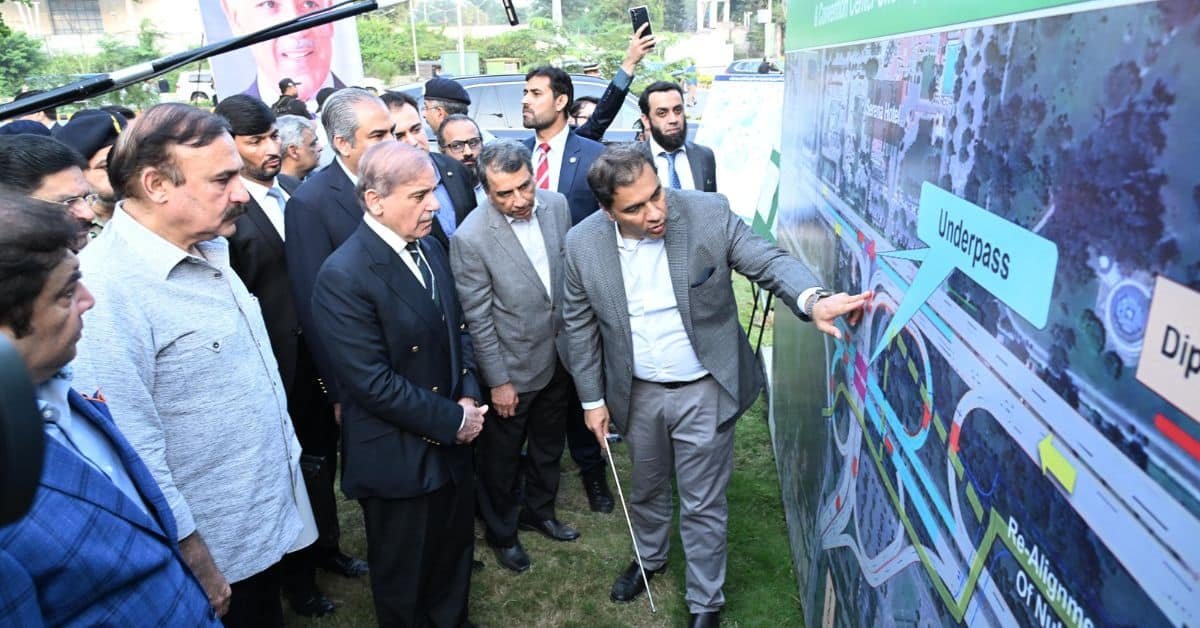 PM Shehbaz lays foundation stone of two infrastructure projects in Islamabad