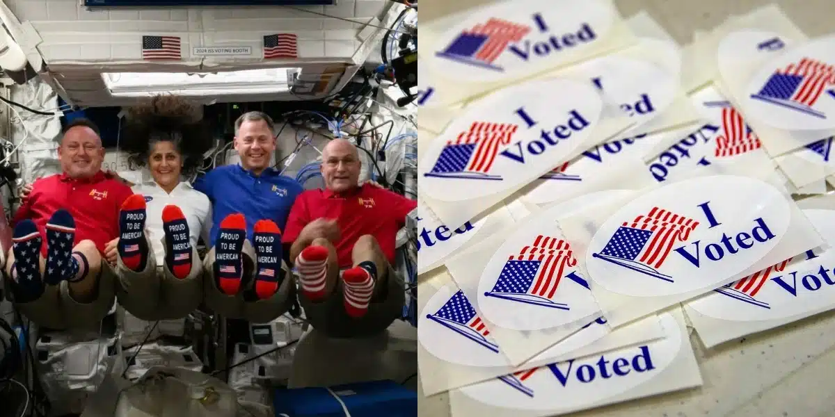 US election: NASA astronauts post photo from space after voting