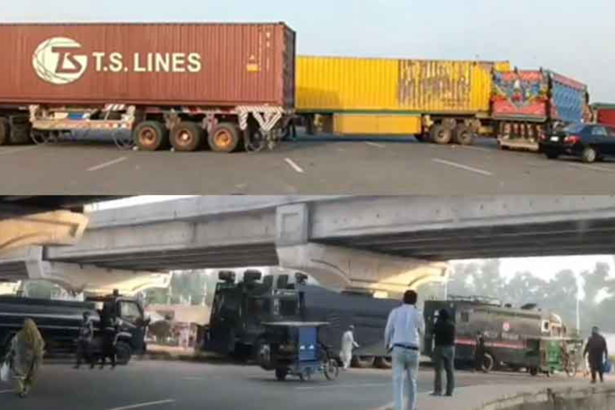 GT road shut down from These places ahead of PTI protest