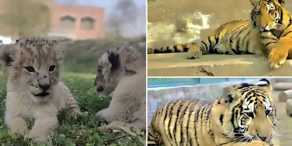 Lahore Zoo celebrates birth of lion