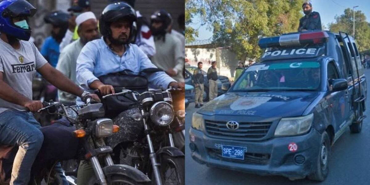 Pillion riding banned in Karachi