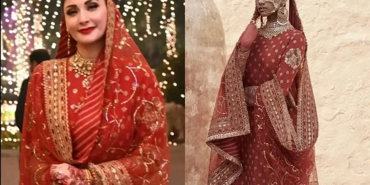 Maryam Nawaz in Sabyasachi dress