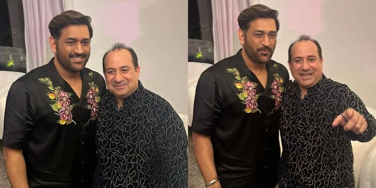 Rahat Fateh Ali Khan meets Dhoni