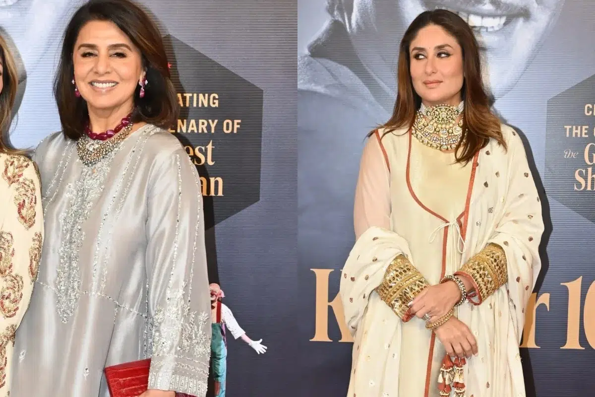 Kapoor family ladies wear Pakistani designers at Raj Kapoor’s 100th birth anniversary