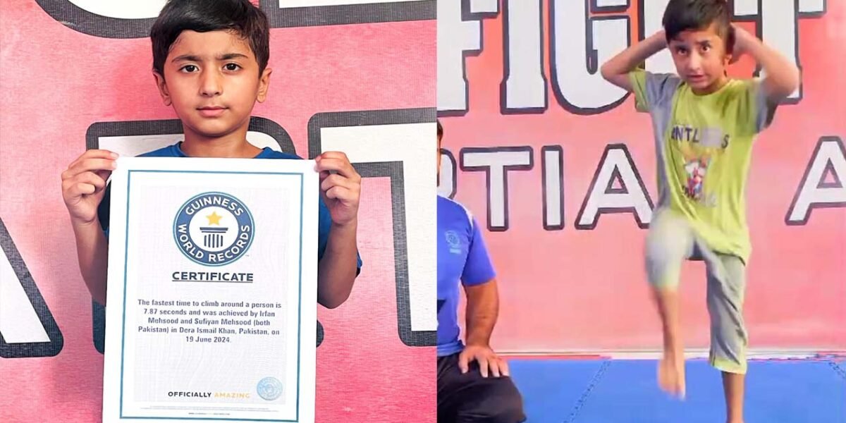 Pakistan’s youngest martial artist Sufyan breaks another Indian world record