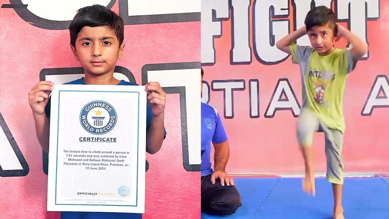 Pakistan’s youngest martial artist Sufyan breaks another Indian world record