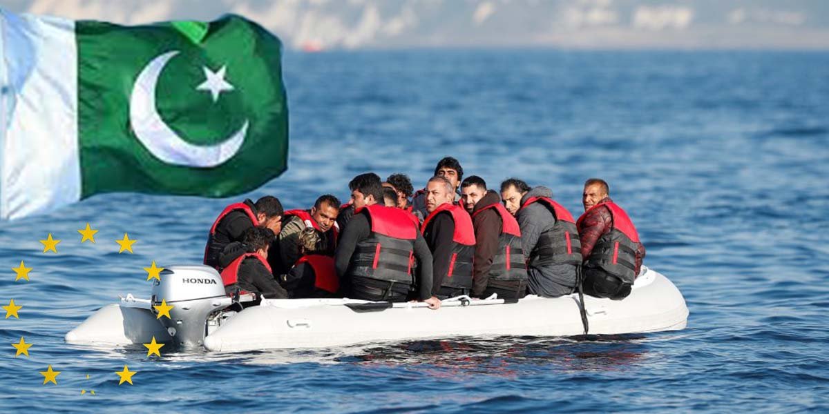 How many Pakistanis applied for asylum in European countries last year?