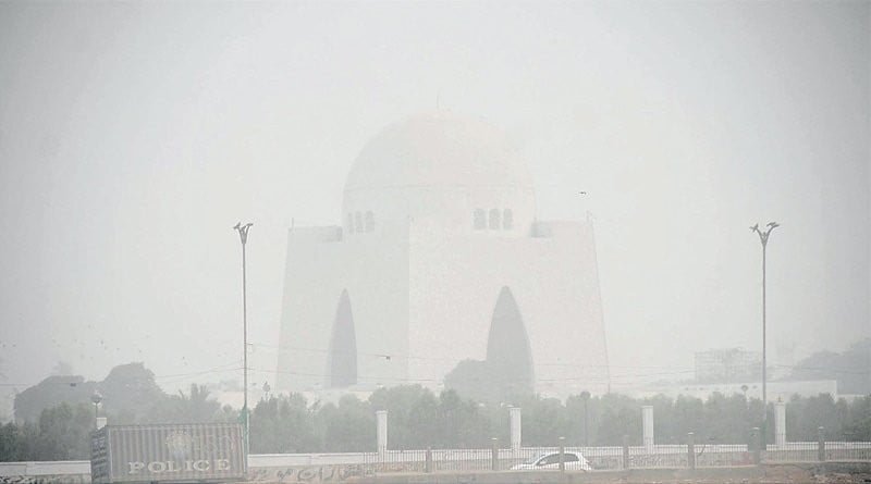 Karachi ranks as world’s third most polluted city today