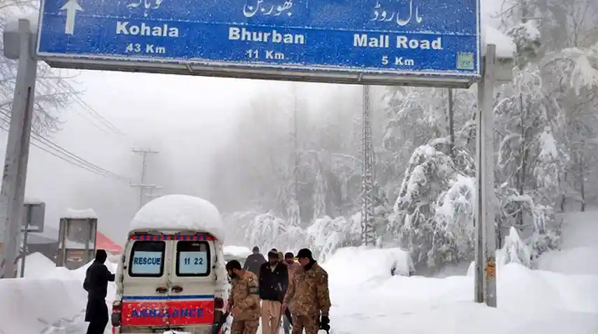 Travel advisory issued as Met Office warns of snow in Murree