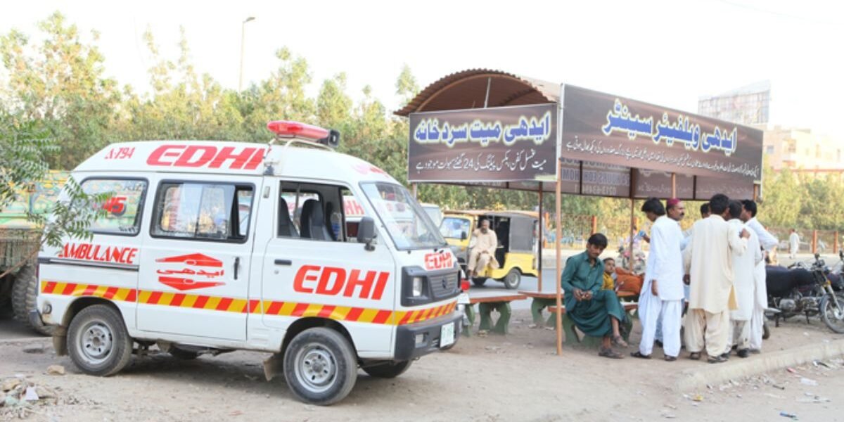 Edhi Foundation ambulance