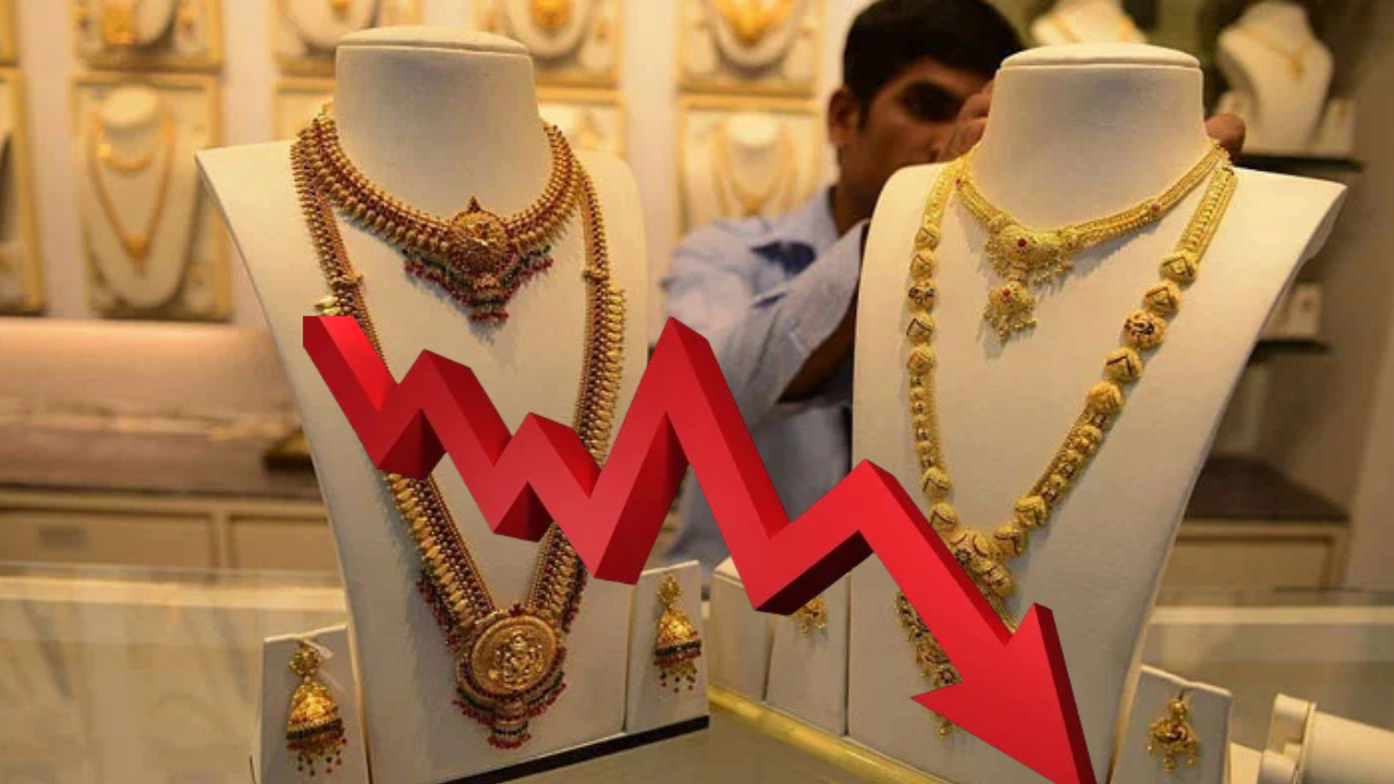 Gold price falls by Rs1,200 per tola in Pakistan