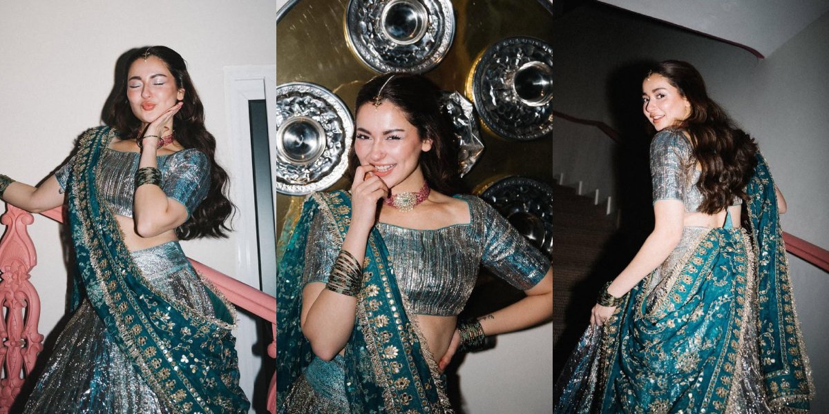 Hania Aamir stuns in Indian designer lehenga, photos go viral