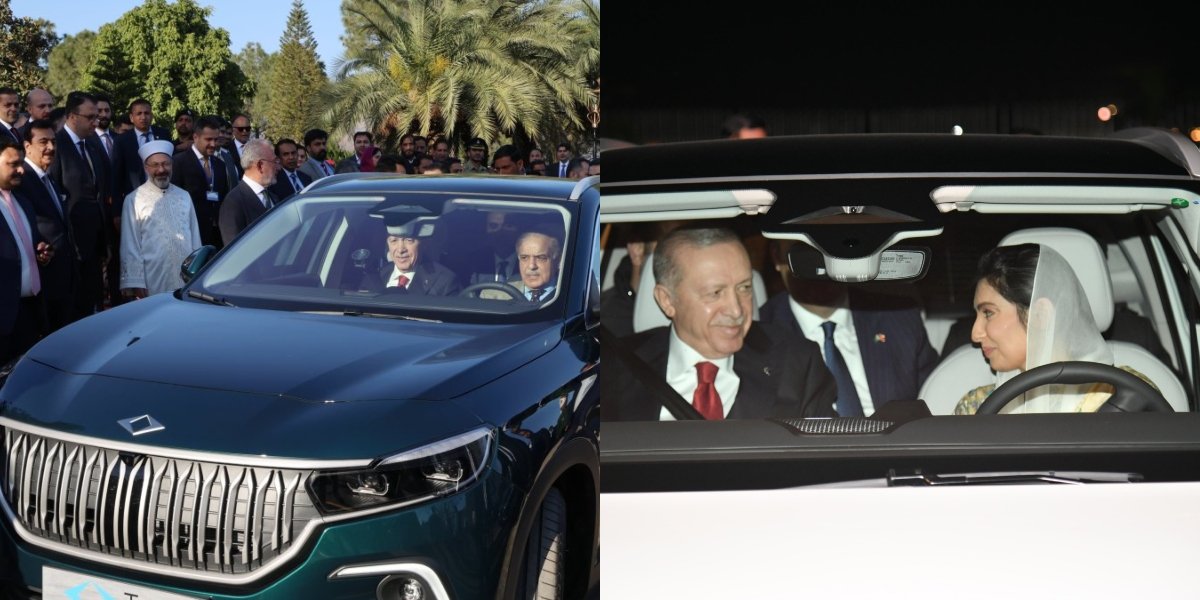 Erdogan gifts Turkish electric cars to PM Shehbaz, President Zardari